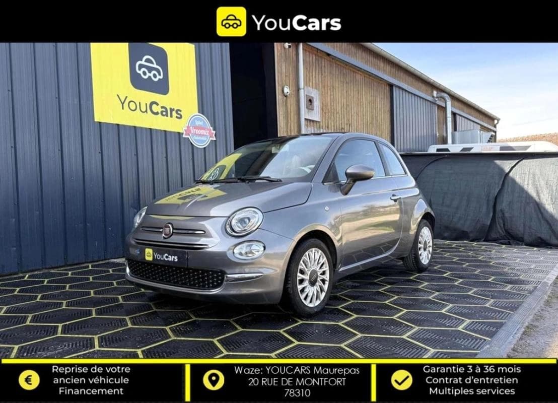 Fiat 500 III Phase 3 1.0 69 cv DOLCE VITA TOIT PANORAMIQUE REGULATEUR