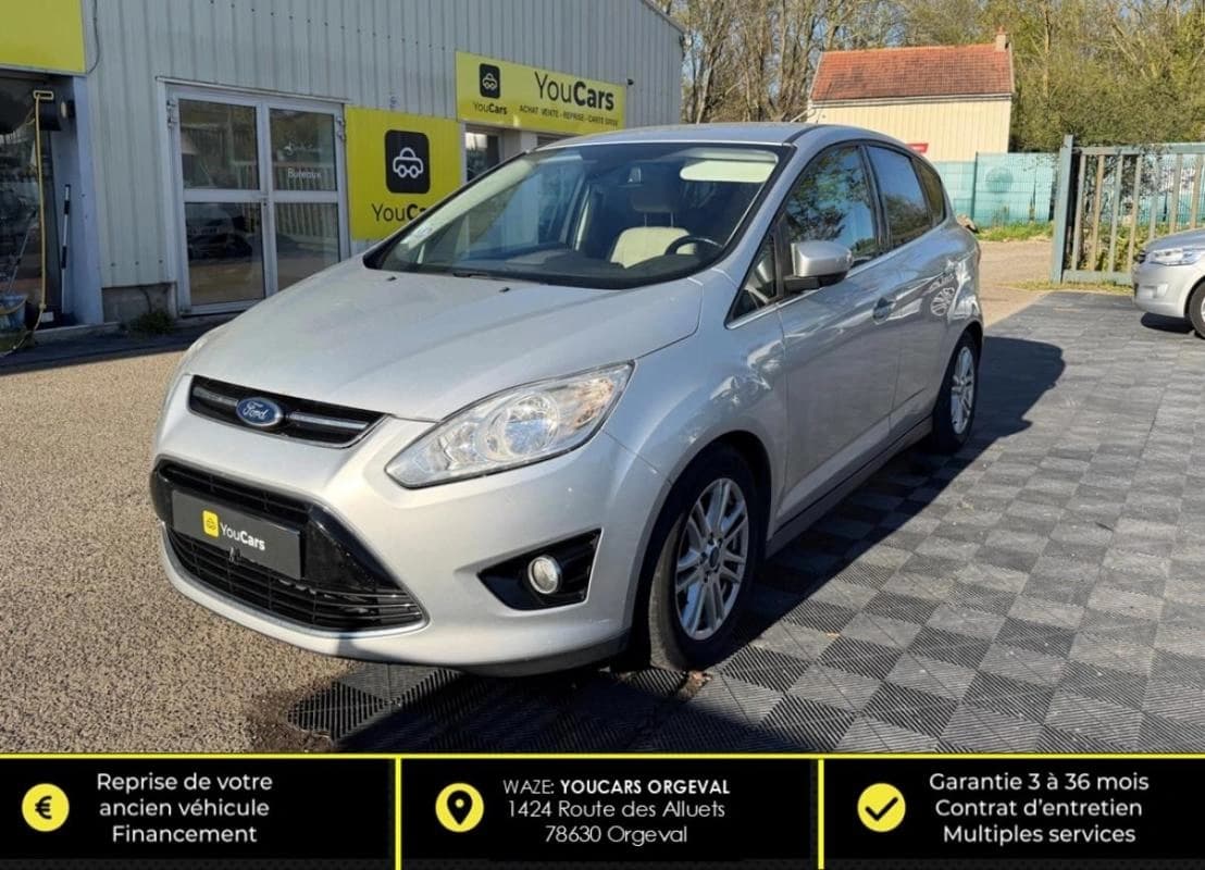 Ford Focus C-max 1.0 ECOBOOST 125 TITANIUM-X START-STOP ENTRETIEN FORD- 2EME MAIN-RADAR DE RECUL/GPS