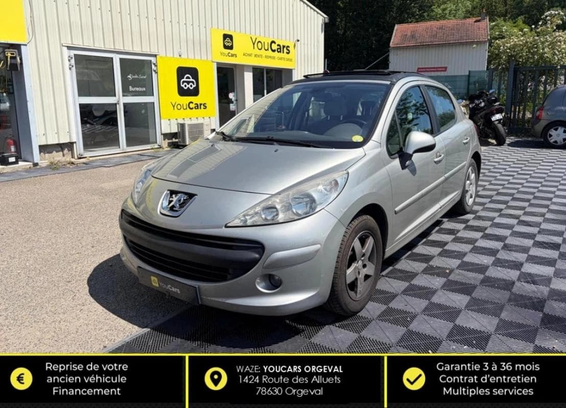 Peugeot 207 1.4 e 90 cv 2 EME MAIN - TOIT OUVRANT IDEAL JEUNE PERMIS-CLIM AUTO