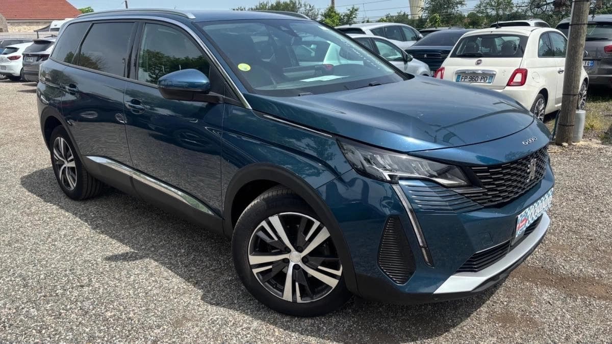 Peugeot 5008 GENERATION-II 1.5 BLUEHDI 130cv EAT ALLURE 14466 Hors Taxes 1ère main 7 PLACES