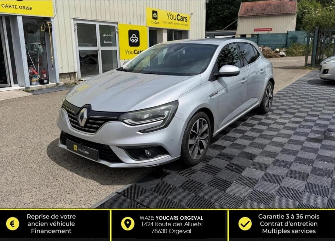 Renault Megane 1.2 TCE 130 ENERGY INTENS DEMARRAGE SANS CLES-CAMERA DE RECUL-PACK LED INTERIEUR